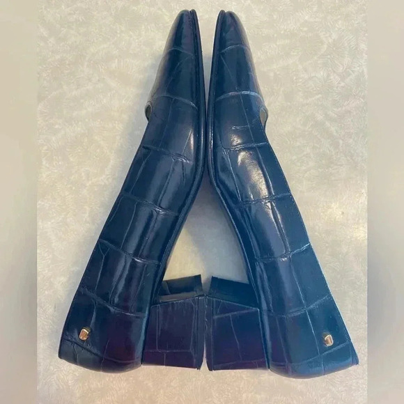 Etienne Aigner Astoria Square Toe Black Heels size 6 - Picture 7 of 9